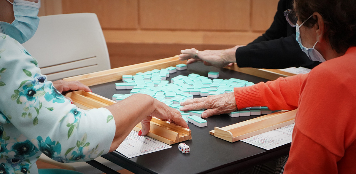 MVILR Mah Jong People playing Mah Jong