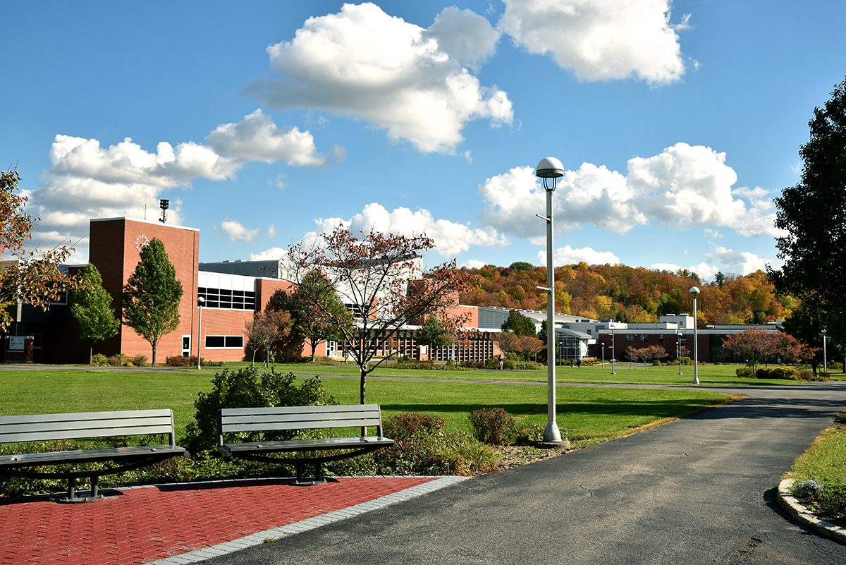 Image of MVCC Utica Campus in Fall