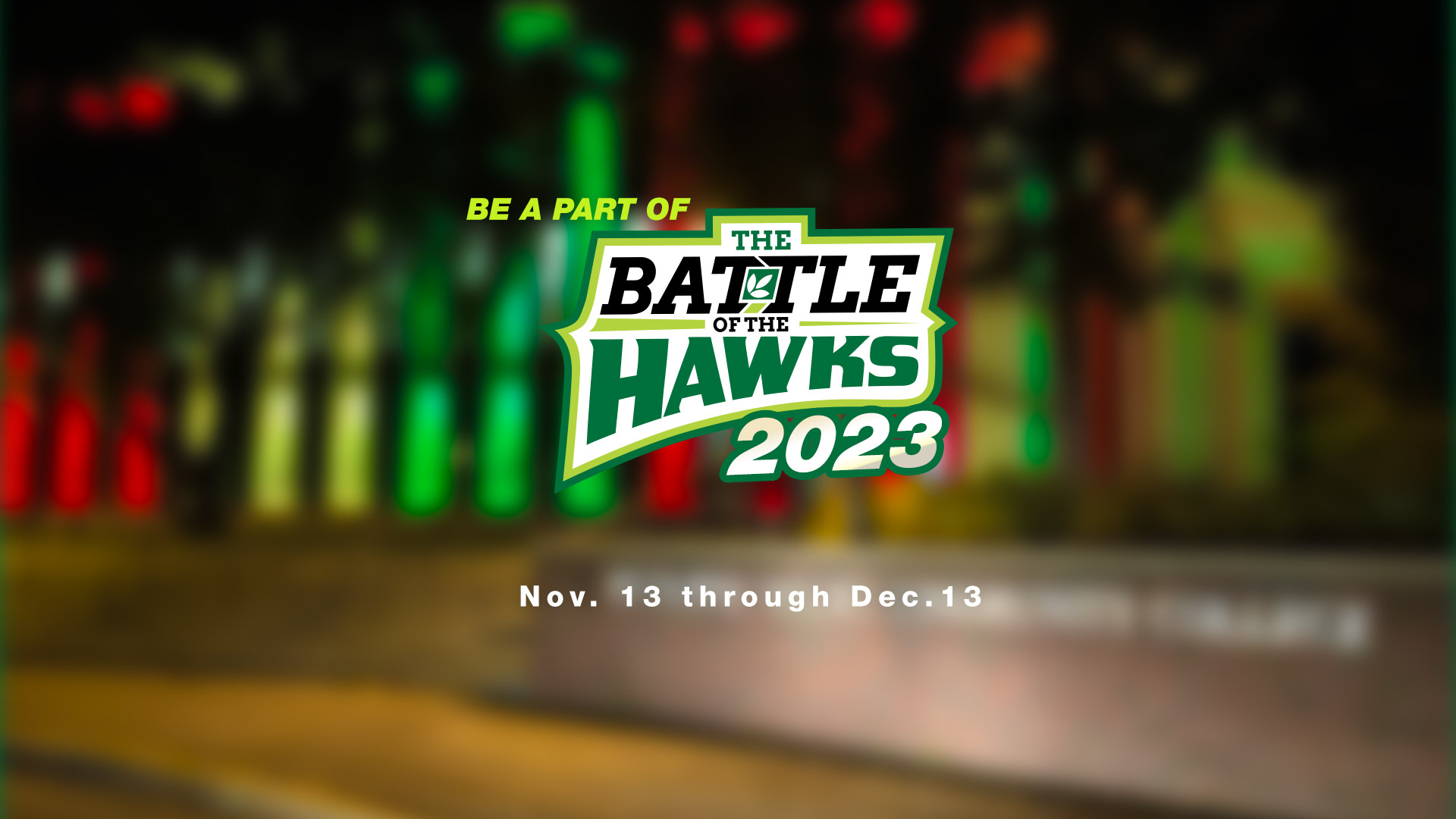 Be a part of the battle of the hawks 2023- a faculty/staff donation campaign