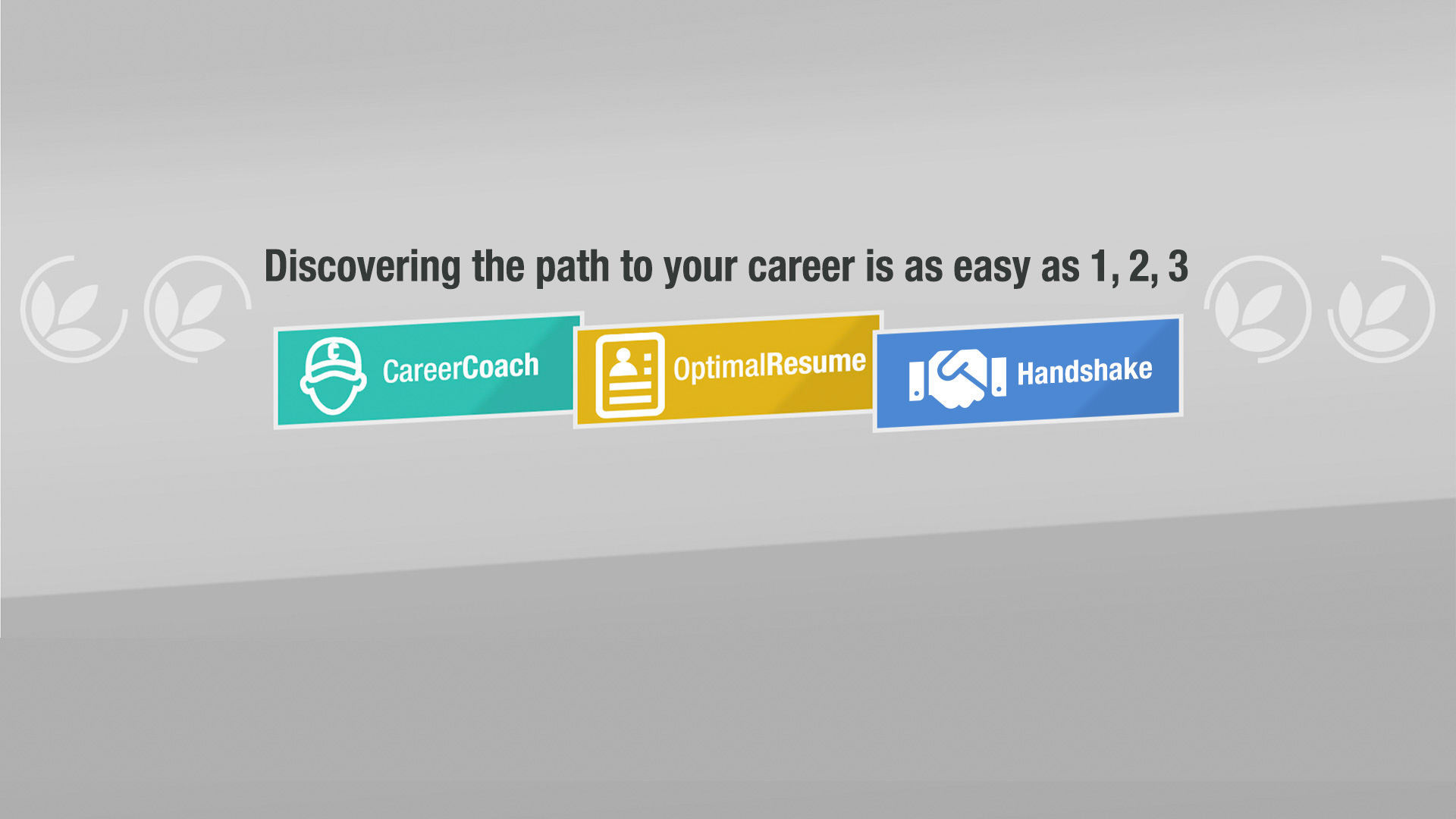 Discovering the path to your career is as easy as 1, 2, 3