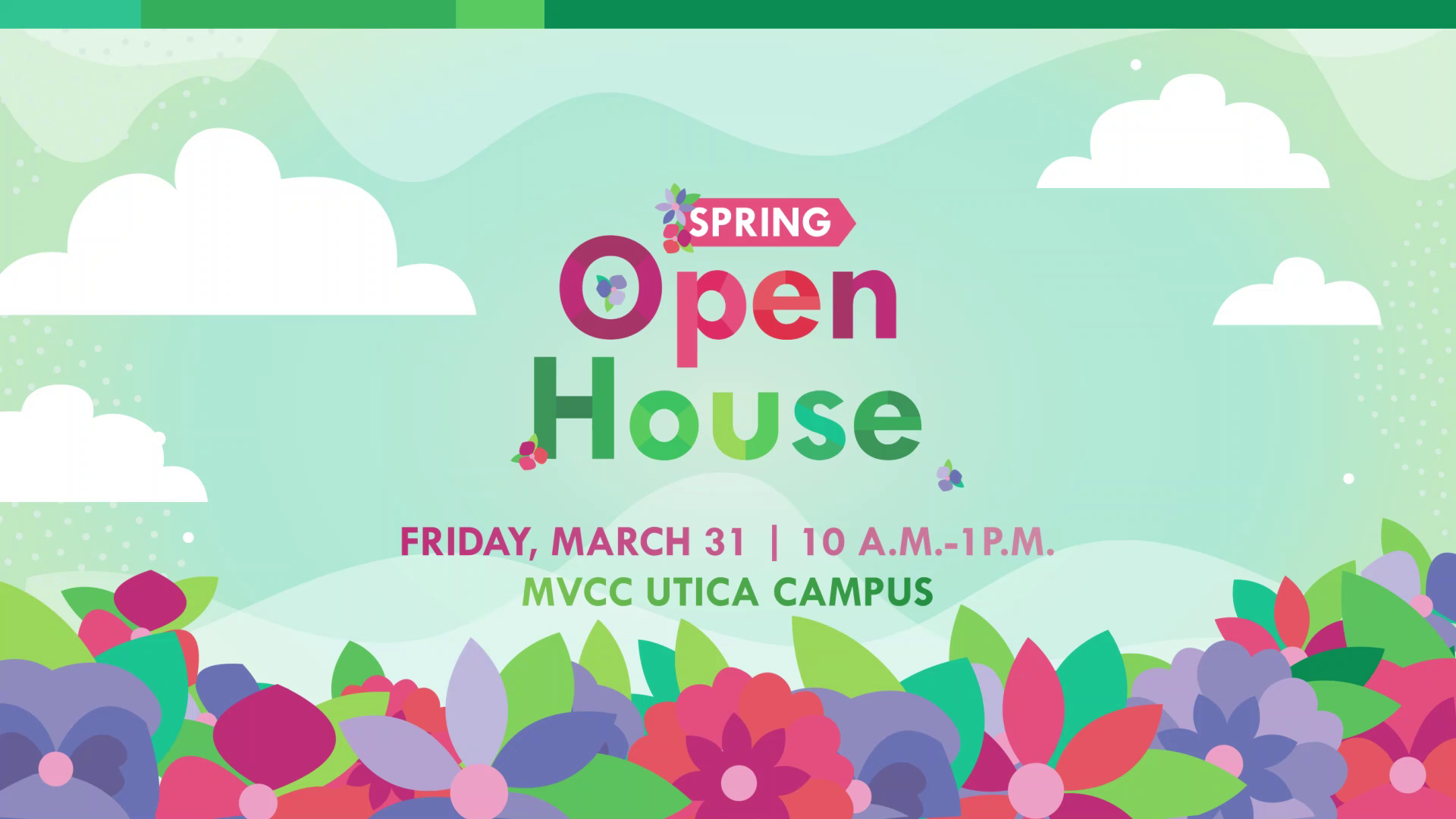 Spring Open House on Friday March 31 at Utica Campus from 10 am to 1pm