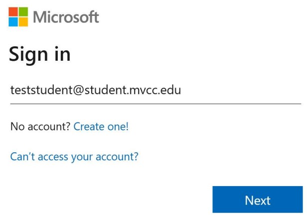 Microsoft Office Sign In