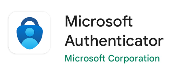 Microsoft Authenticator Icon- Blue Lock