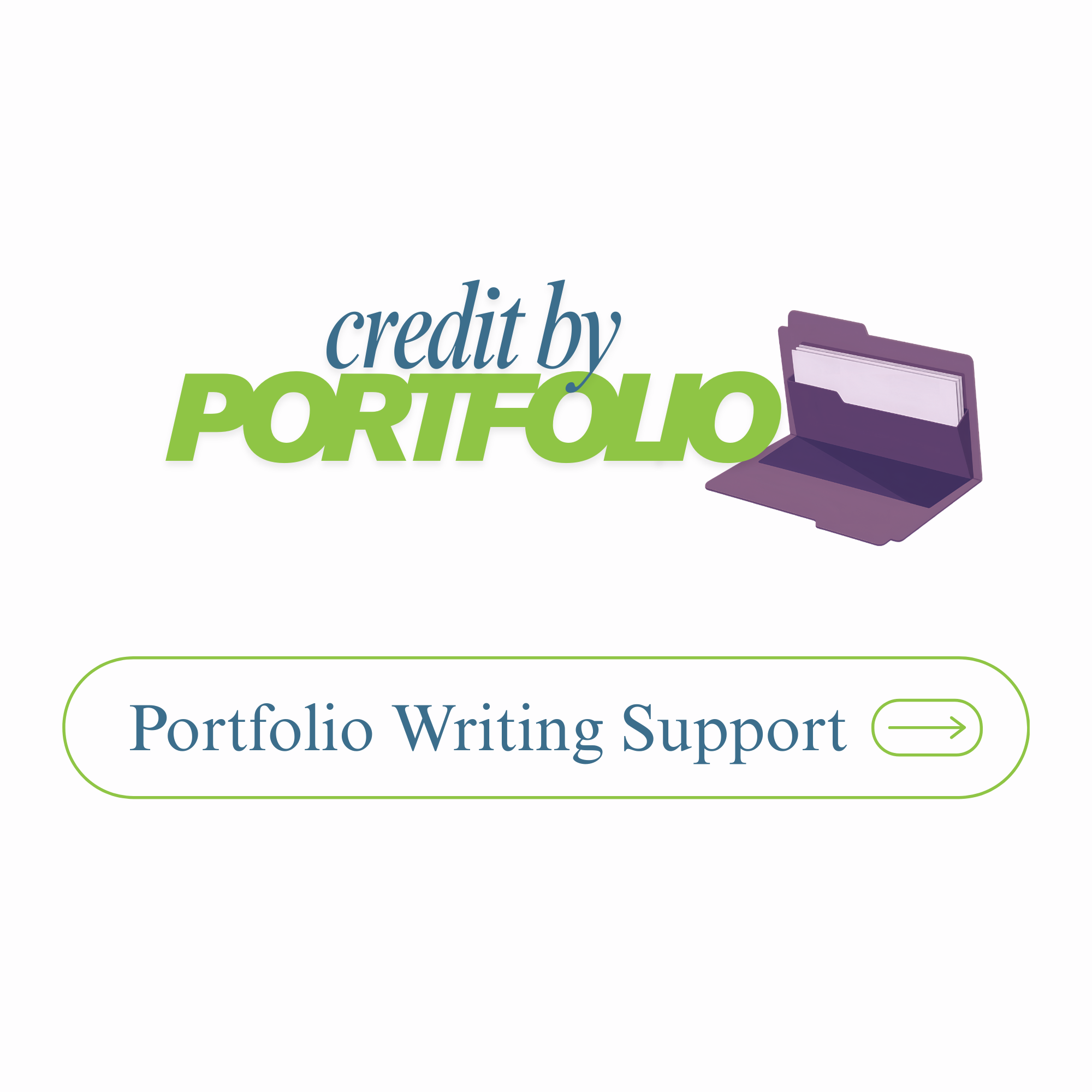 Credit by portfolio writing support